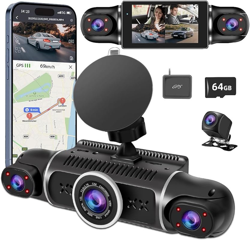 360° 4-Channel Dash Cam