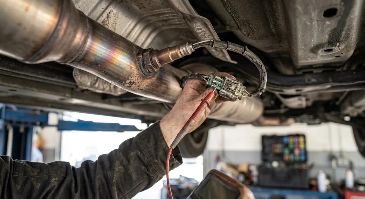 P0141 causes shown through downstream O2 sensor wiring, connector corrosion and heater circuit inspection