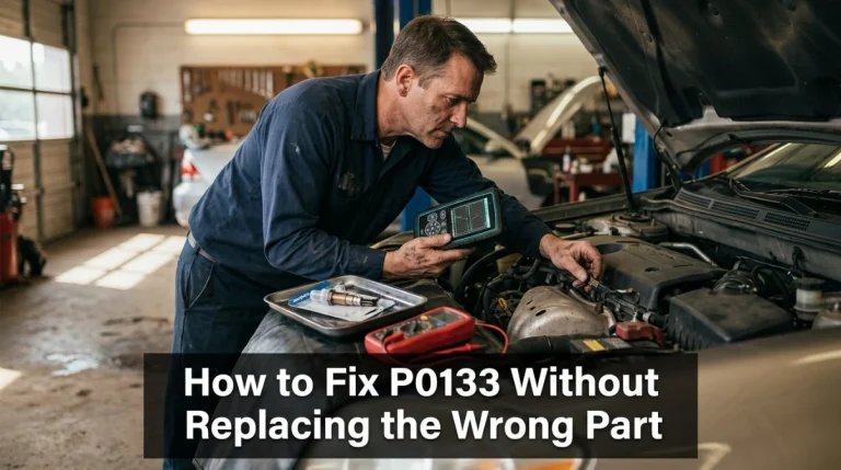 How to Fix P0133 Without Replacing the Wrong Part