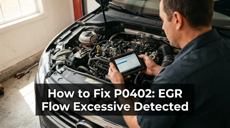 How to Fix P0402 EGR Flow Excessive Detected