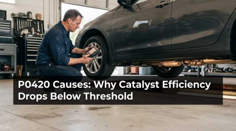 P0420 Causes Why Catalyst Efficiency Drops Below Threshold