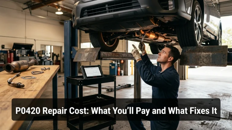 P0420 Repair Cost What You’ll Pay and What Fixes It