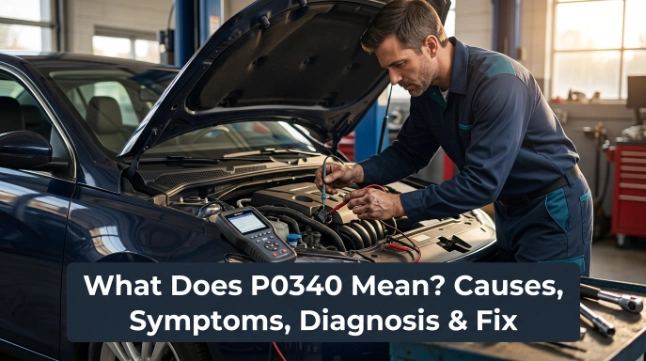 What Does P0340 Mean Causes, Symptoms, Diagnosis & Fix