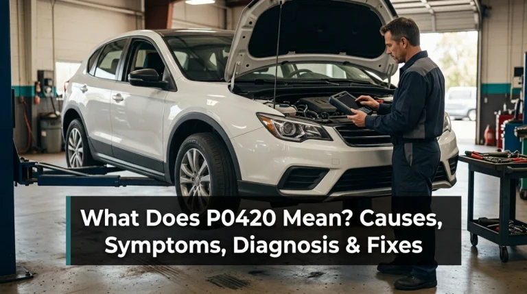 What Does P0420 Mean Causes, Symptoms, Diagnosis & Fixes